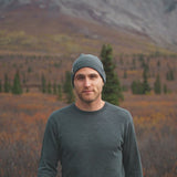 Men's Wool Thermal Top Midweight Base Layer - 100% Merino Wool