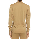 Men's Wool Thermal Top Midweight Base Layer - 100% Merino Wool