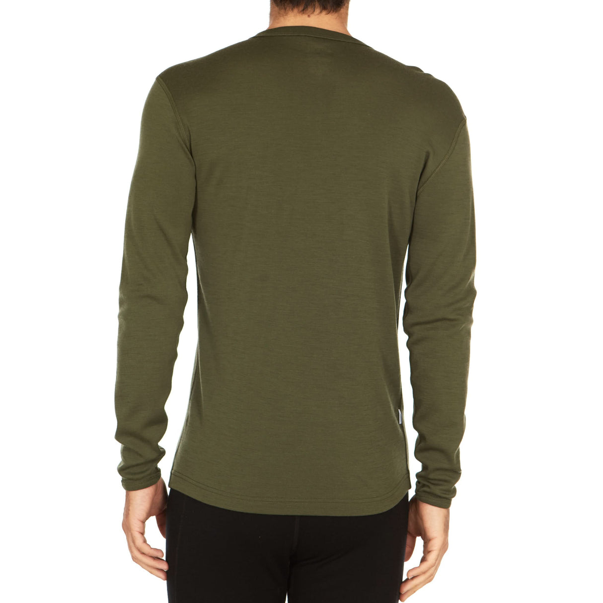 Men's Wool Thermal Top Midweight Base Layer - 100% Merino Wool