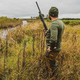 Men's Wool Thermal Top Midweight Base Layer - 100% Merino Wool