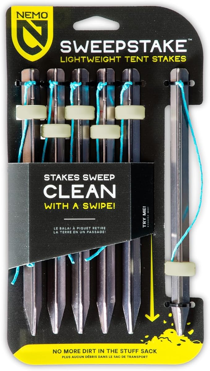 NEMO | Sweepstake™ Lightweight Tent Stakes