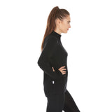 Women's Heavyweight Wool Full-Zip Sweater Top - 100% Merino Wool