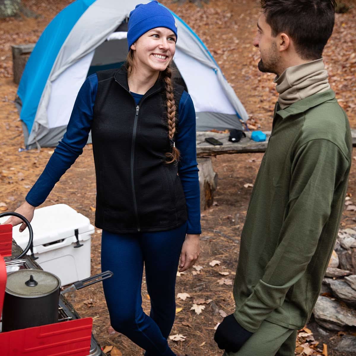 Midweight Women's Wool Bottom Thermal Base Layer - 100% Merino Wool