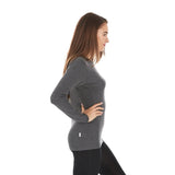 Midweight Women's Wool Crew Top -  100% Merino Wool