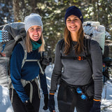 Midweight Women's Wool Crew Top -  100% Merino Wool