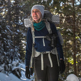 Midweight Women's Wool Crew Top -  100% Merino Wool