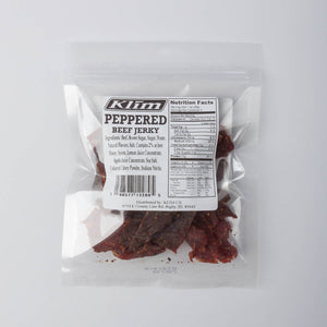 Klim Aggressive Meat Snack - Peppered Beef Jerky