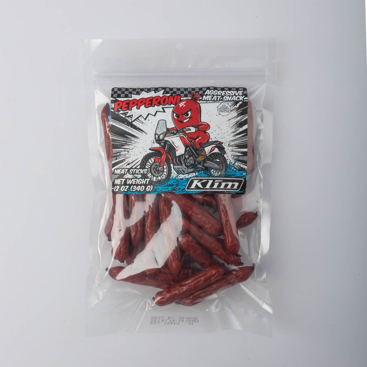 Klim Aggressive Meat Snack - Pepperoni Mini Sticks