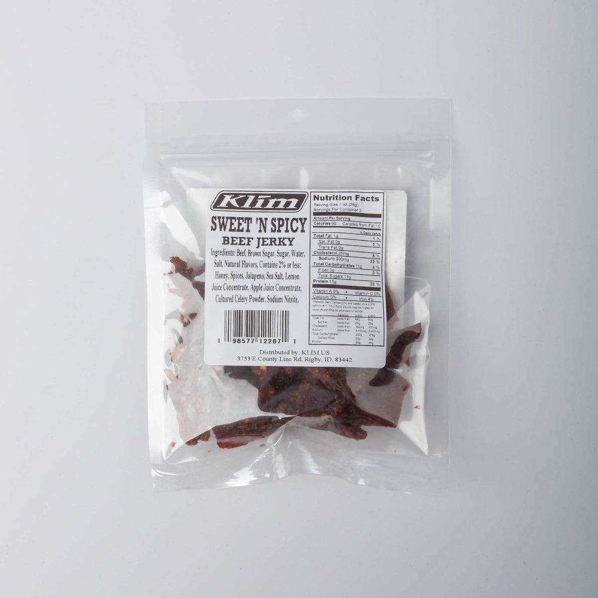 Klim Aggressive Meat Snack - Sweet and Spicy Jerky