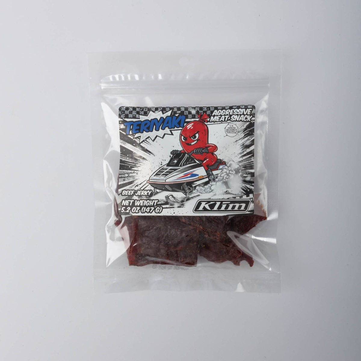 Klim Aggressive Meat Snack - Teriyaki Beef Jerky