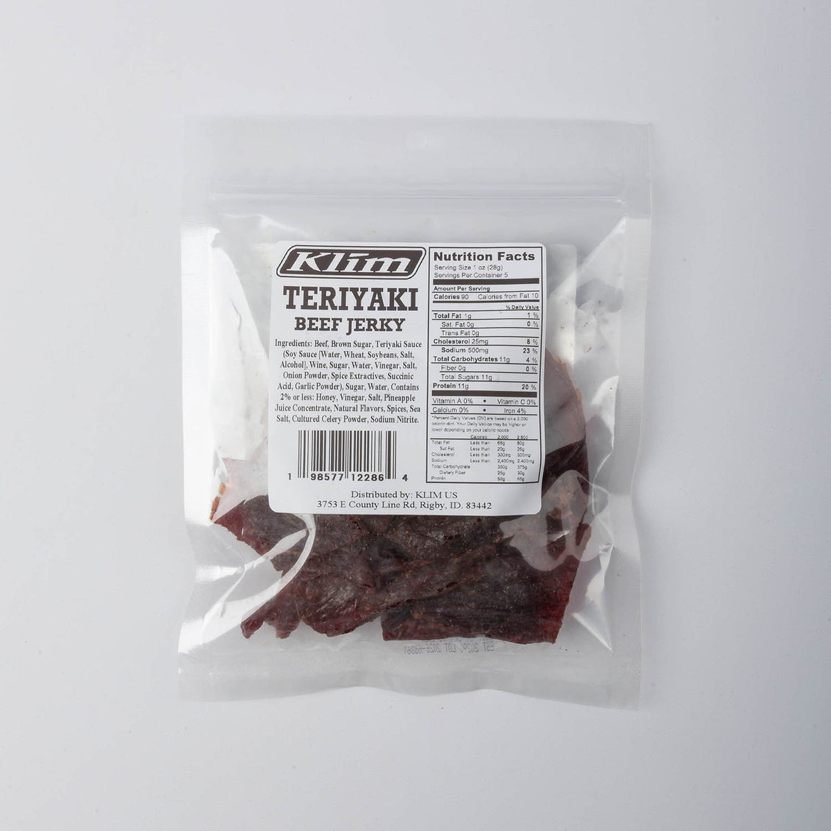 Klim Aggressive Meat Snack - Teriyaki Beef Jerky