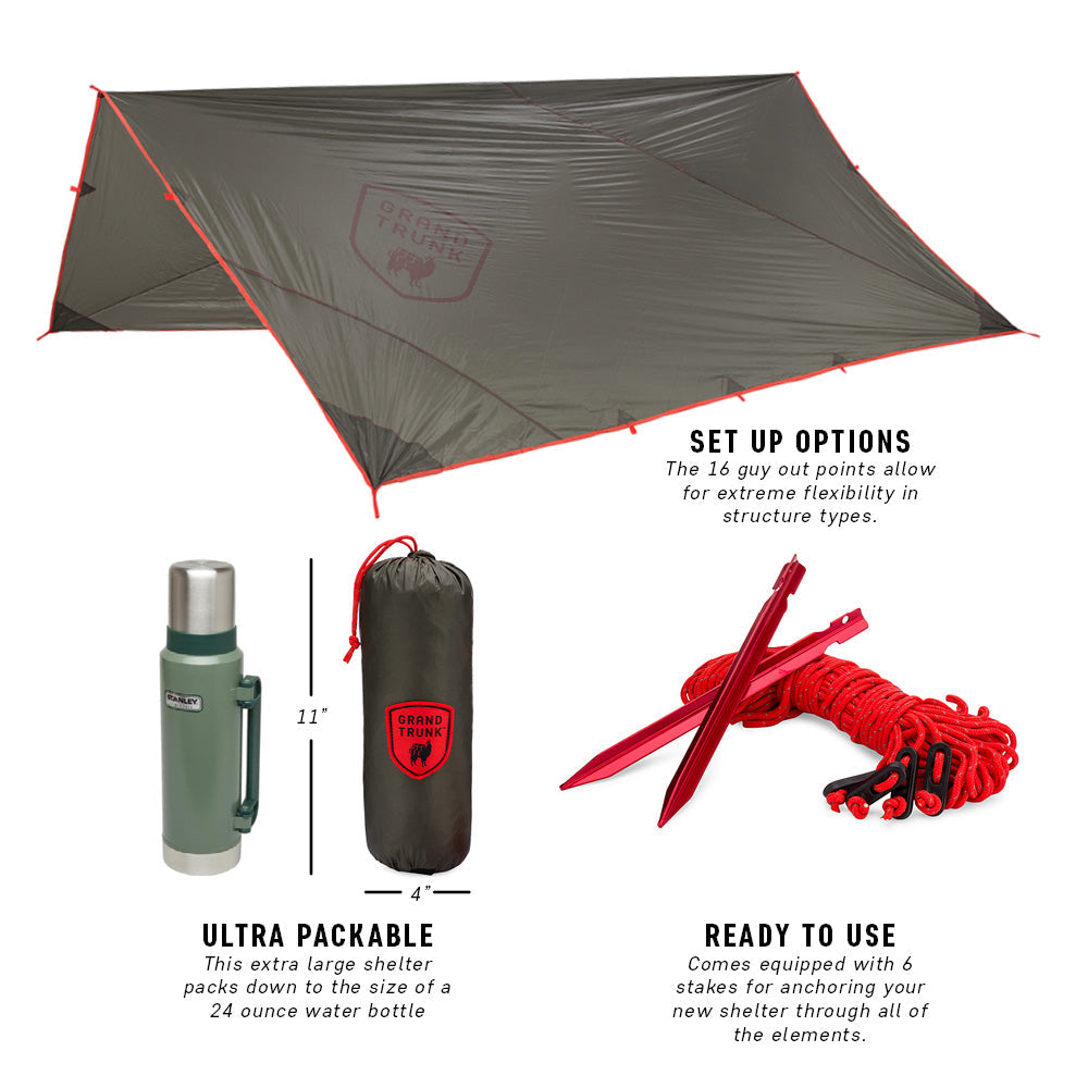 Abrigo Rain Fly & Shelter - Moto Camp Nerd - motorcycle camping