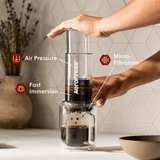 AeroPress Coffee Maker - Clear & Colors