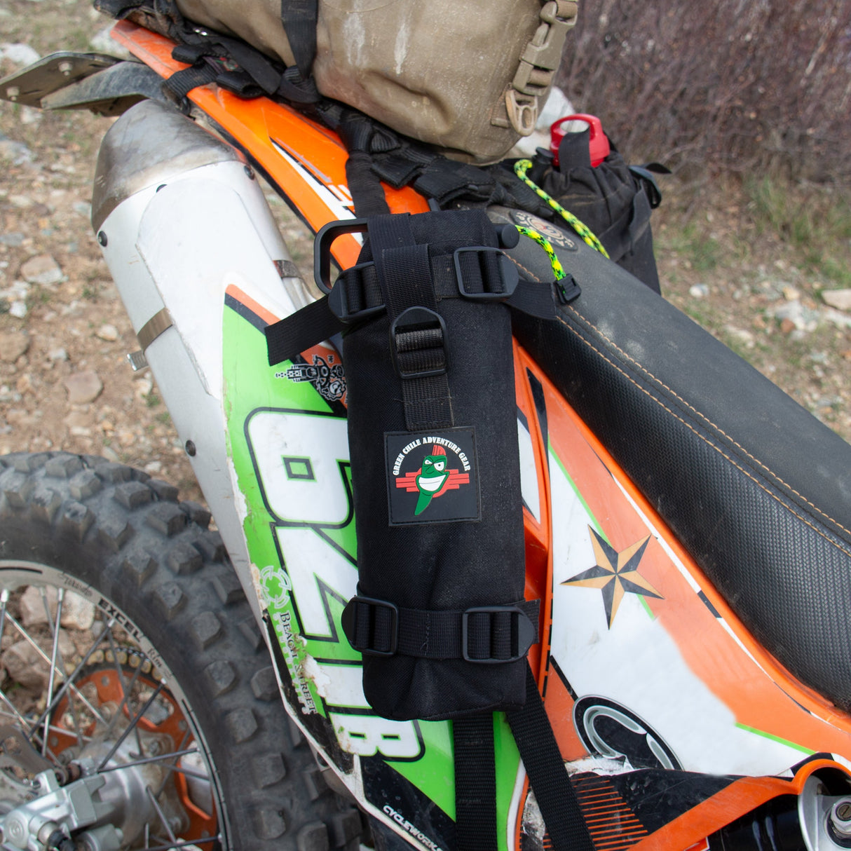 Green Chile Adventure Gear | Motorcycle Fuel Bottle Holster