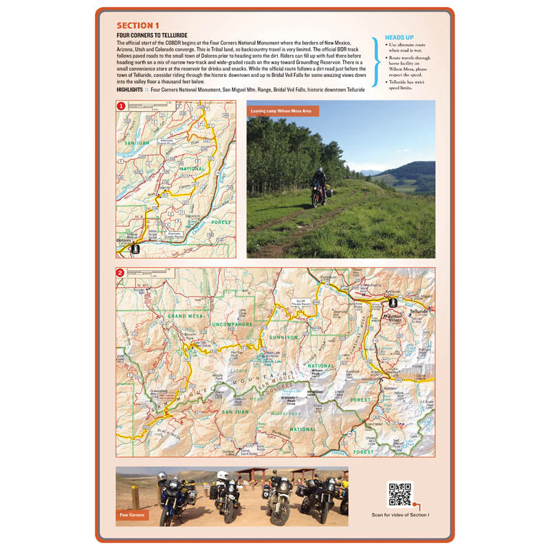 Butler Maps | Colorado Backcountry Discovery Route (COBDR) Map – Third Edition