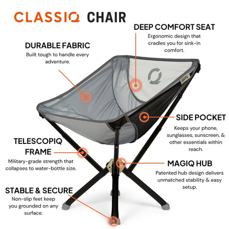 CLIQ | ClassiQ Portable Chair