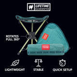 Compass 360° Swivel Stool