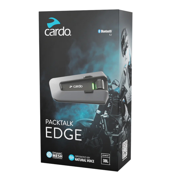 【新品未使用】.Cardo Packtalk .EDGE 日本語設定 化粧箱付き Cardo | PACKTALK EDGE – Moto Camp Nerd