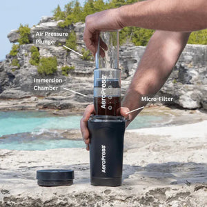 AeroPress Go Plus Travel Coffee Maker - Moto Camp Nerd - motorcycle camping