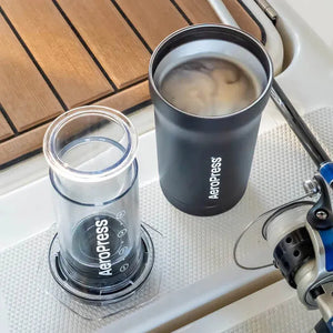 AeroPress Go Plus Travel Coffee Maker - Moto Camp Nerd - motorcycle camping