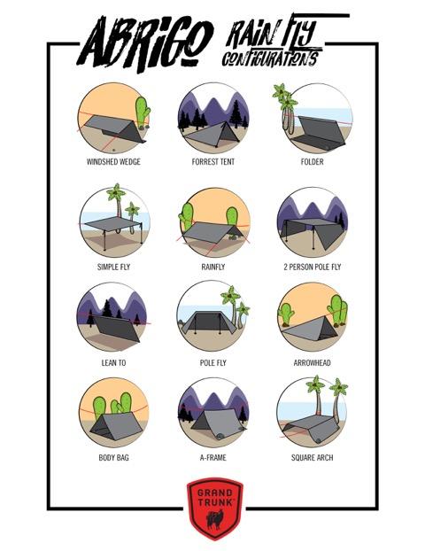 Abrigo Rain Fly & Shelter - Moto Camp Nerd - motorcycle camping