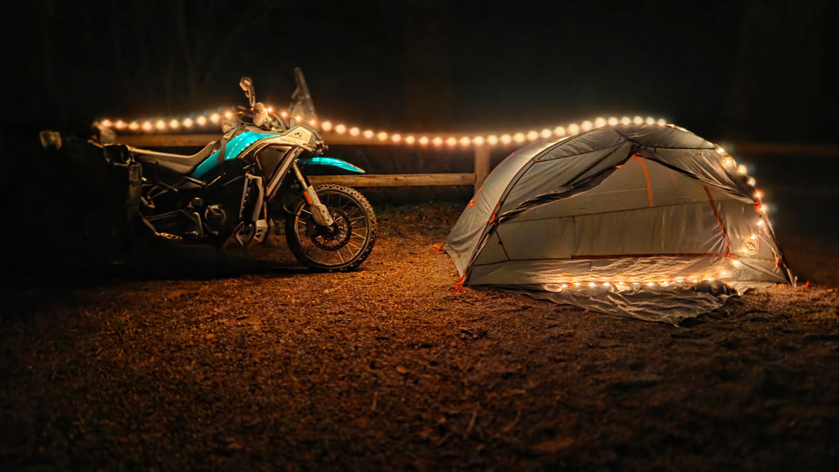 Nite Ize | Radiant® StarLit™ Rechargeable Lantern + String Light - Disc-O Select™