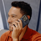 Mobile Wallet | Stand Wallet | Charcoal | Fabric