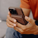 Mobile Wallet | Stand Wallet | Charcoal | Fabric