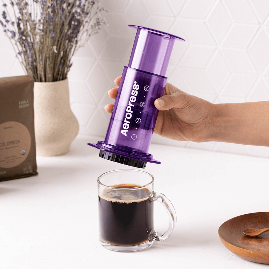 AeroPress Coffee Maker - Clear & Colors