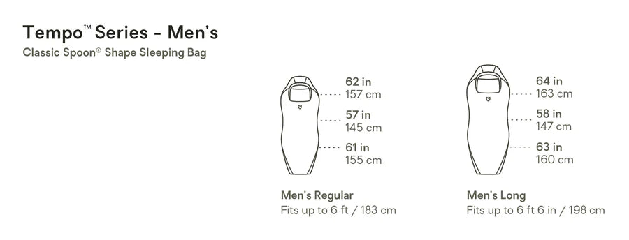 NEMO | Tempo™ Men's Endless Promise Synthetic Sleeping Bag 20℉