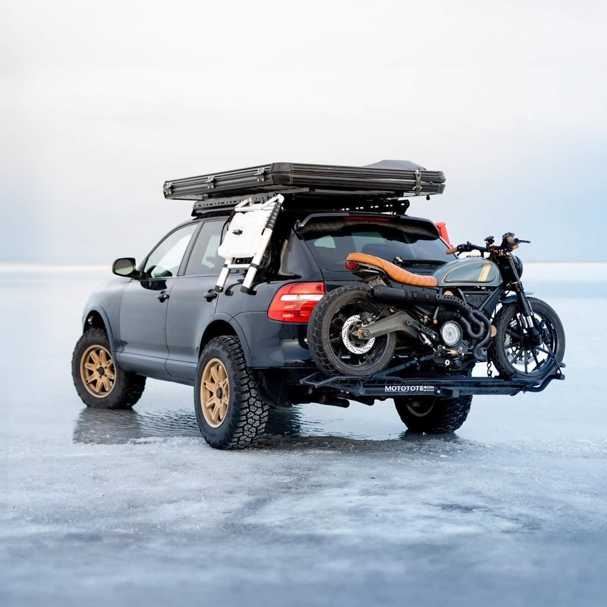 MotoTote | Sport Motorcycle Hitch Carrier – Moto Camp Nerd