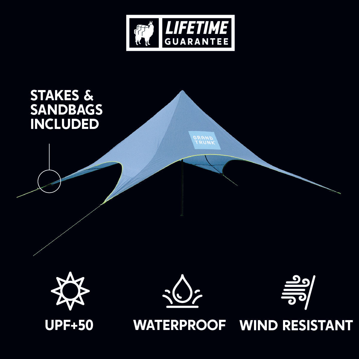 ShadeCaster 2 Person Sunshade - Moto Camp Nerd - motorcycle camping