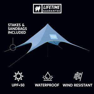 ShadeCaster 2 Person Sunshade - Moto Camp Nerd - motorcycle camping
