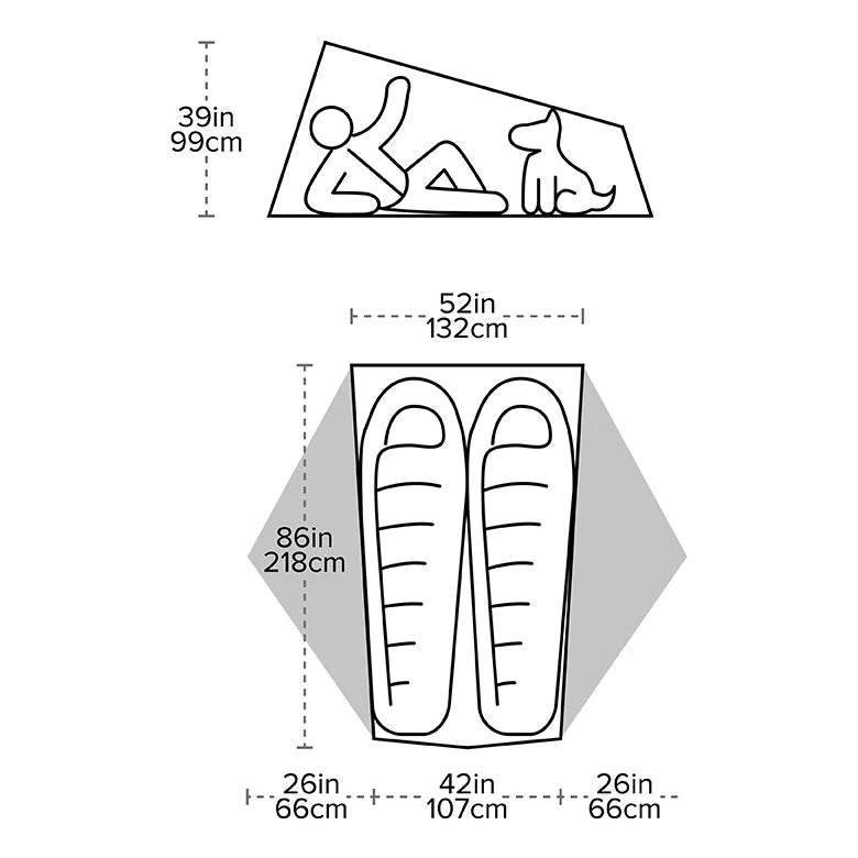 Big Agnes | Tiger Wall UL2 Bikepack | New 2026