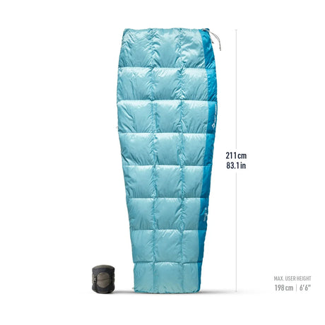 Sea to Summit | Traveller Down Sleeping Bag 45°F - Moto Camp Nerd - motorcycle camping