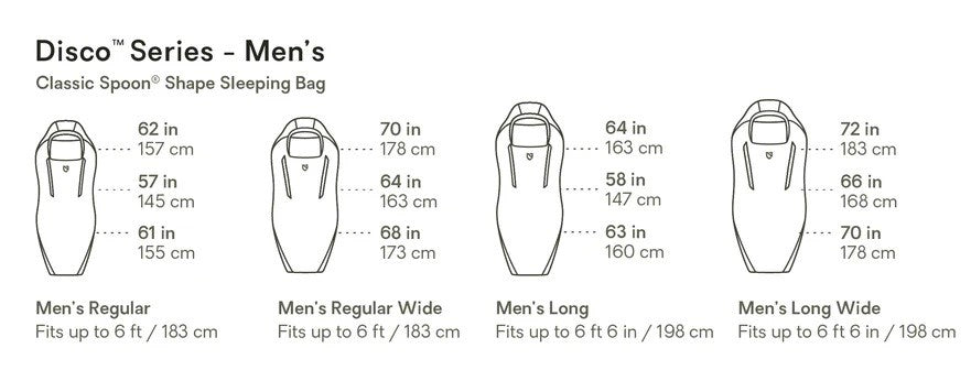 NEMO | Disco Men’s Endless Promise® Down Sleeping Bag 15˚F