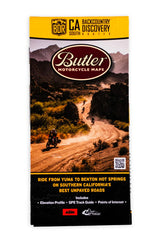 Butler Maps | California-South Backcountry Discovery Route Map