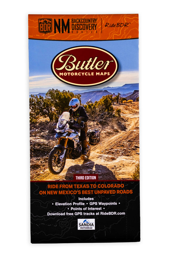 Butler Maps | New Mexico Backcountry Discovery Route (NMBDR) Map 3nd Edition