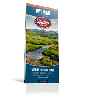 Butler Maps | Wyoming Adventure Series Map - Moto Camp Nerd - motorcycle camping