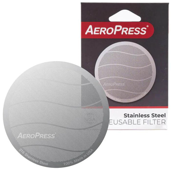 AeroPress Stainless Steel Reusable Filter - Moto Camp Nerd - motorcycle camping