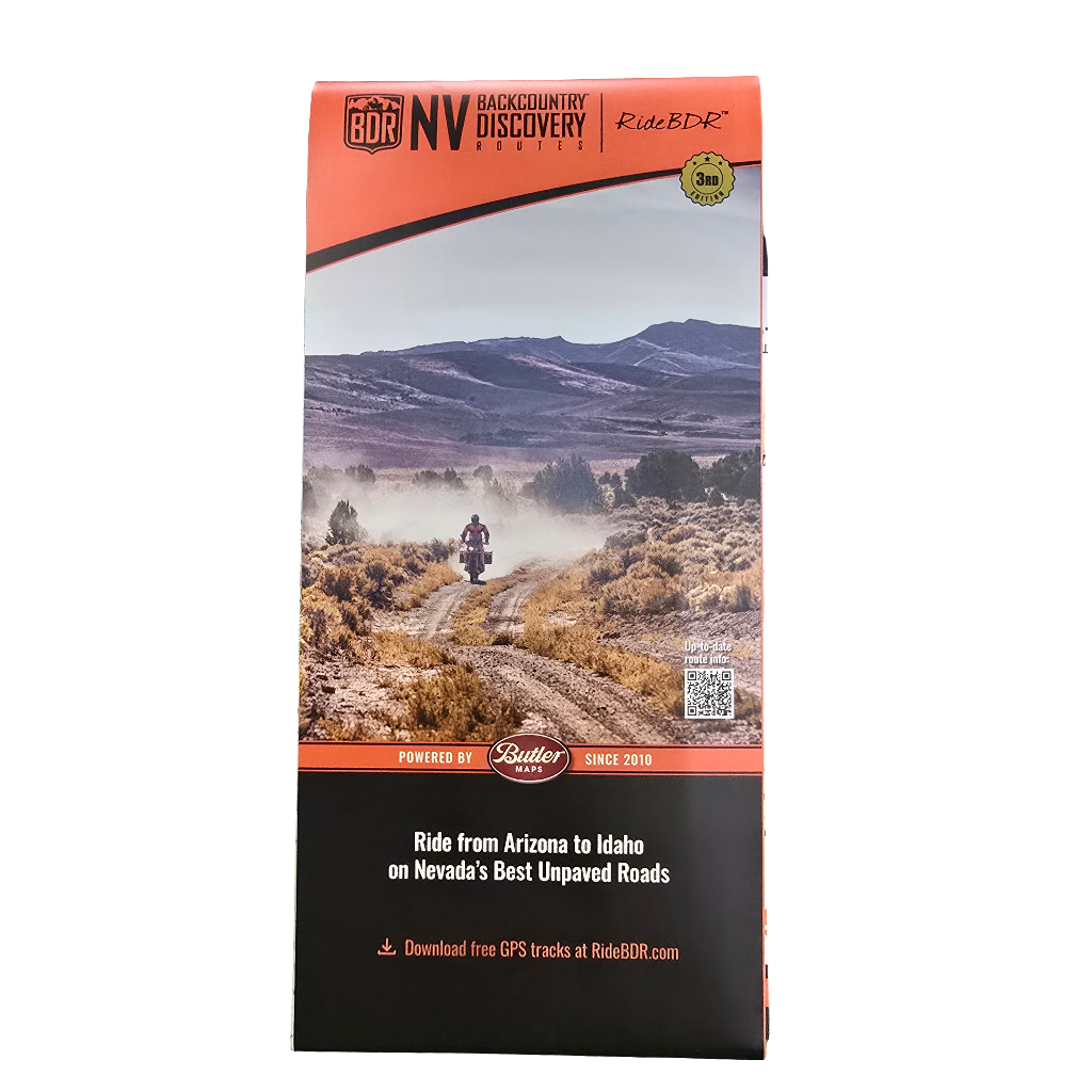 Butler Maps | Nevada Backcountry Discovery Route (NVBDR) Map - V3