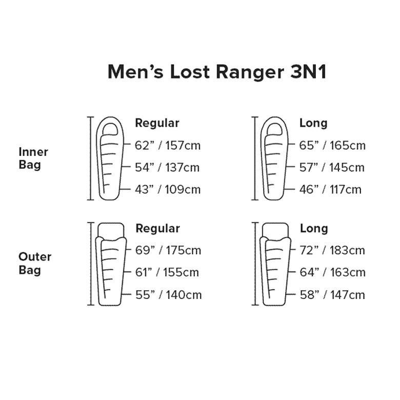 Big Agnes Zoom UL + Lost Ranger 3N1 15°F to 60°F Sleep System
