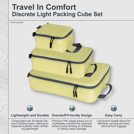 Discrete Light Packing Cubes