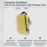 Two-In-One Separated Packing Cube Light