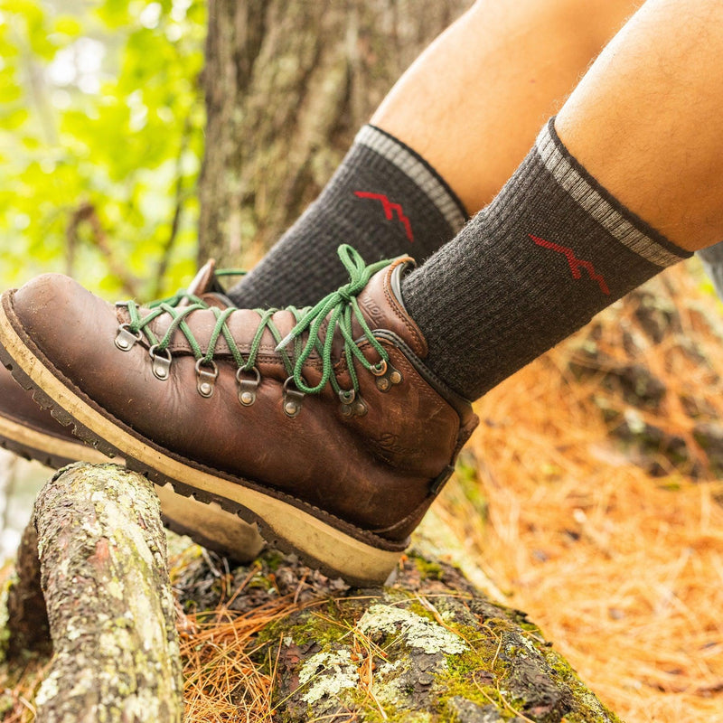Darn Tough | Men's Hiker Boot Midweight Hiking Sock - Moto Camp Nerd - motorcycle camping