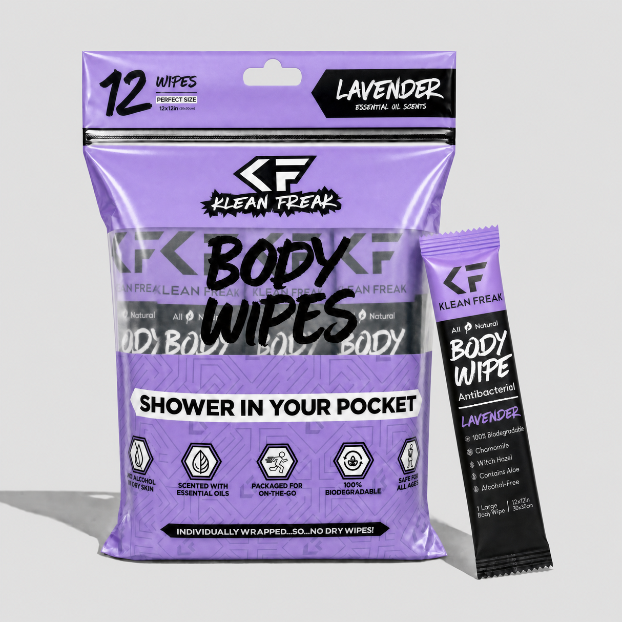 Body Wipe - 12 Pack