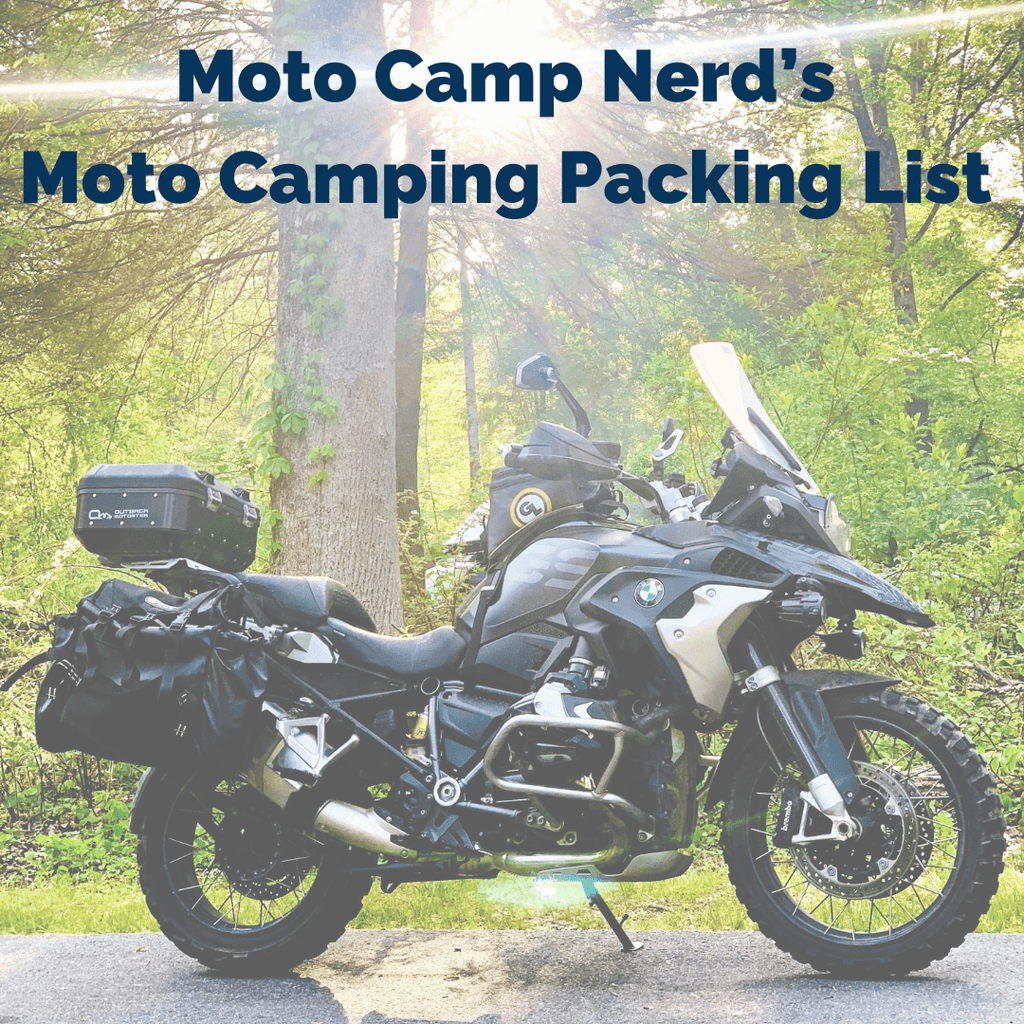 Moto Camp Nerd Insulated Coffee Mug 16oz. - Motorcycle Camping Gear