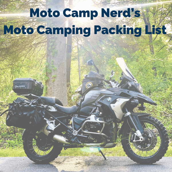 Moto Camp Nerd  4 IN 1 Drink Cooler - Motorcycle Camping Gear