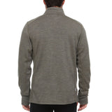 Heavyweight Men's Wool Full Zip Sweater - 100% Merino Wool