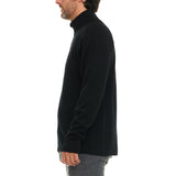 Heavyweight Men's Wool Full Zip Sweater - 100% Merino Wool